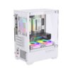 Gabinete Exodia Prisma 200 Blanco mATX 3Fans ARGB V Templado - Imagen 2