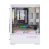 Gabinete Exodia Prisma 200 Blanco mATX 3Fans ARGB V Templado - Imagen 3