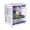 Gabinete Exodia Panel Zro Blanco ATX 7 Fans ARGB V. Templado - Imagen 3