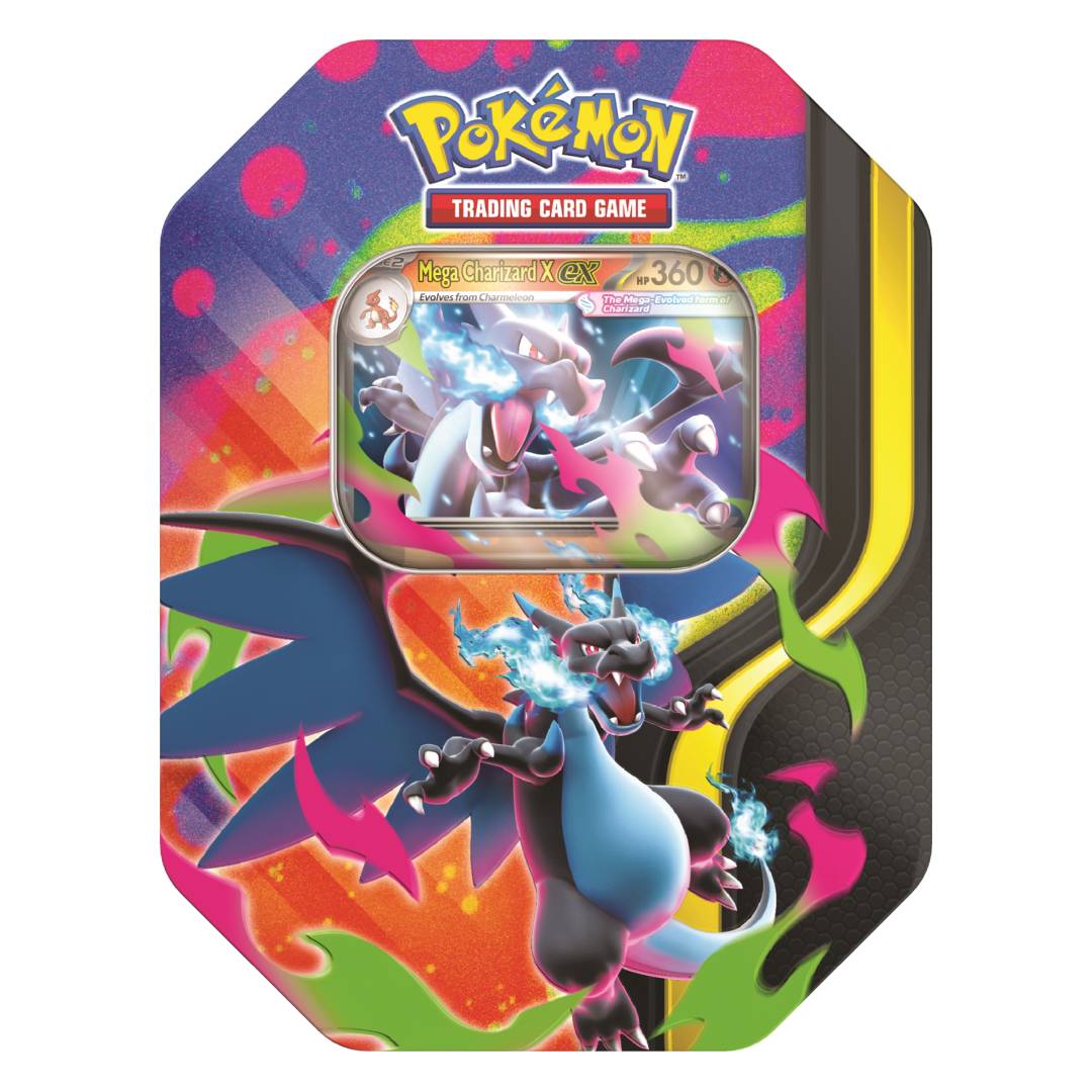 Pokemon TCG: Mega Charizard Tin Inglés - Imagen 2