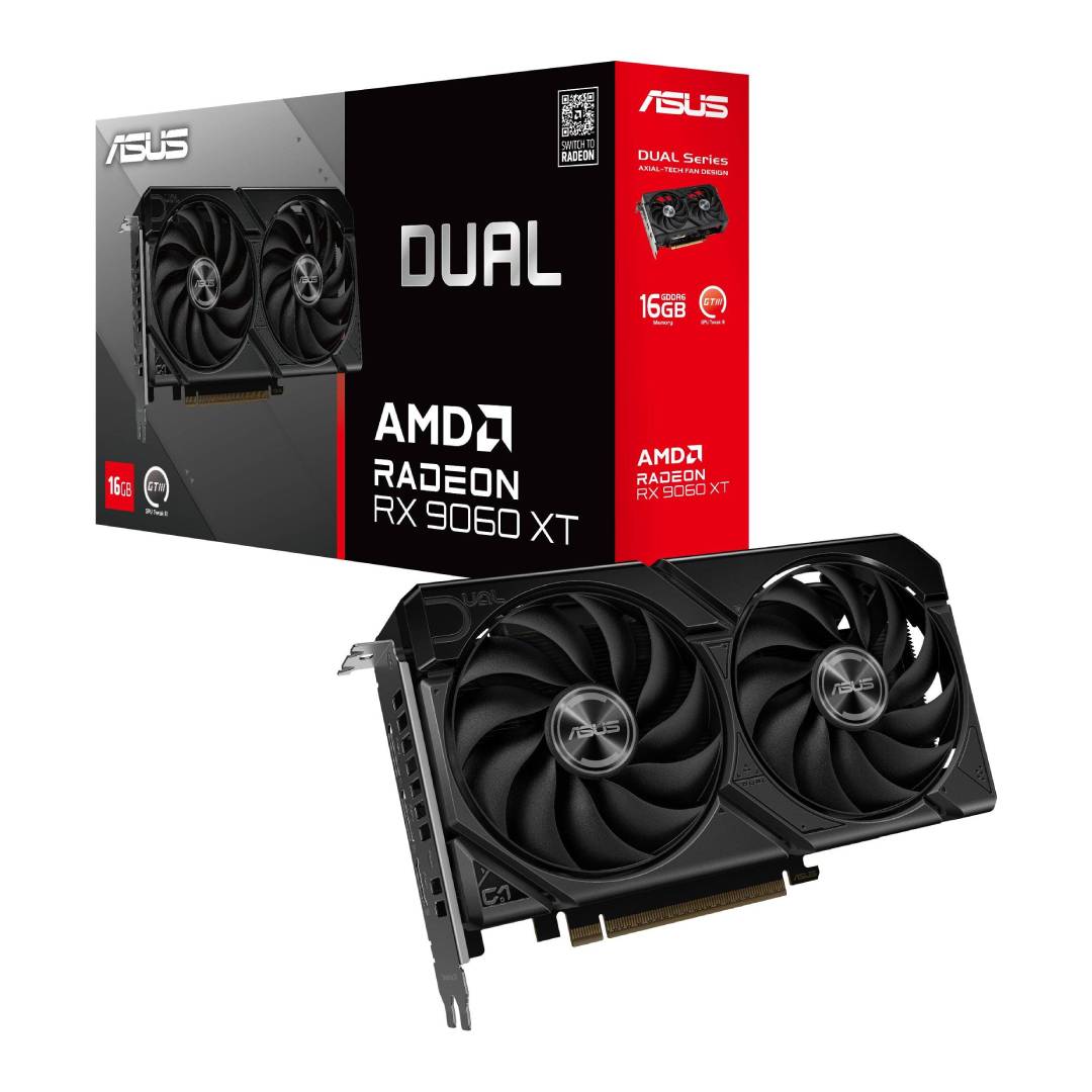 Tarjeta de Video ASUS Dual Radeon RX 9060 XT 16GB