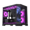 Gabinete Exodia Panel Zro Pantalla LED mATX Negro 6Fans ARGB - Imagen 8