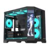 Gabinete Exodia Panel Zro Pantalla LED mATX Negro 6Fans ARGB - Imagen 6