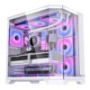 Gabinete Exodia Panel Zro Blanco ATX 7 Fans ARGB V. Templado