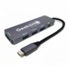 Hub GeekOn Tipo C 5 en 1 - 4x USB 3.0 - USB-C 5V