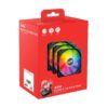 Pack X3 Ventiladores XPG Vento R ARGB 120 Negro - Imagen 2
