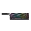 Teclado Gamer Mecánico Compacto Havit KB922LB RGB, Negro
