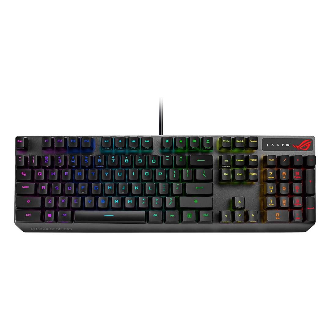 Teclado Mecánico Optico ASUS ROG Strix Scope RX, ROG RX Red
