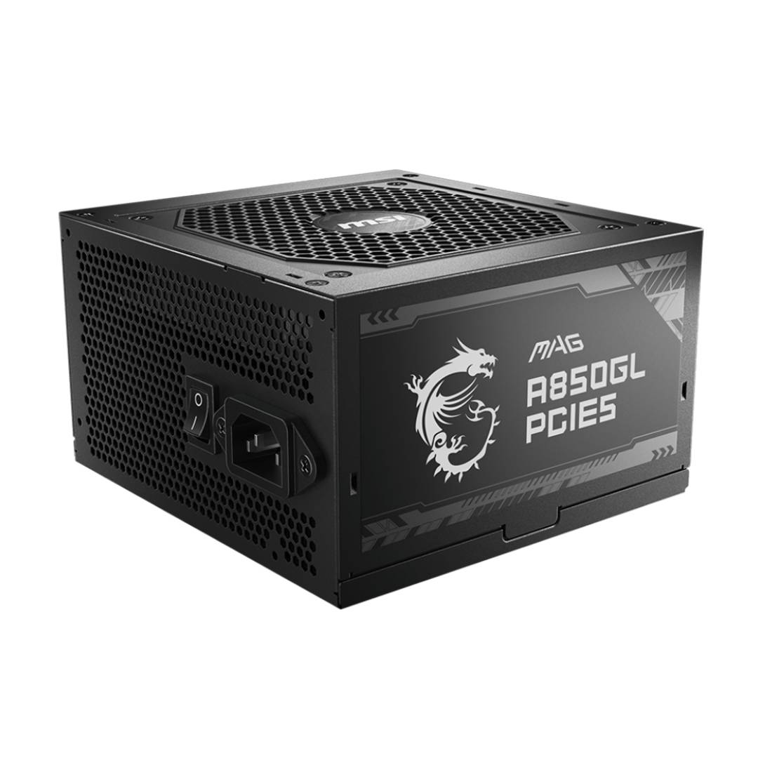 Fuente de Poder MSI MAG A850GLS PCIE5 850W 80 Plus Gold - Imagen 2