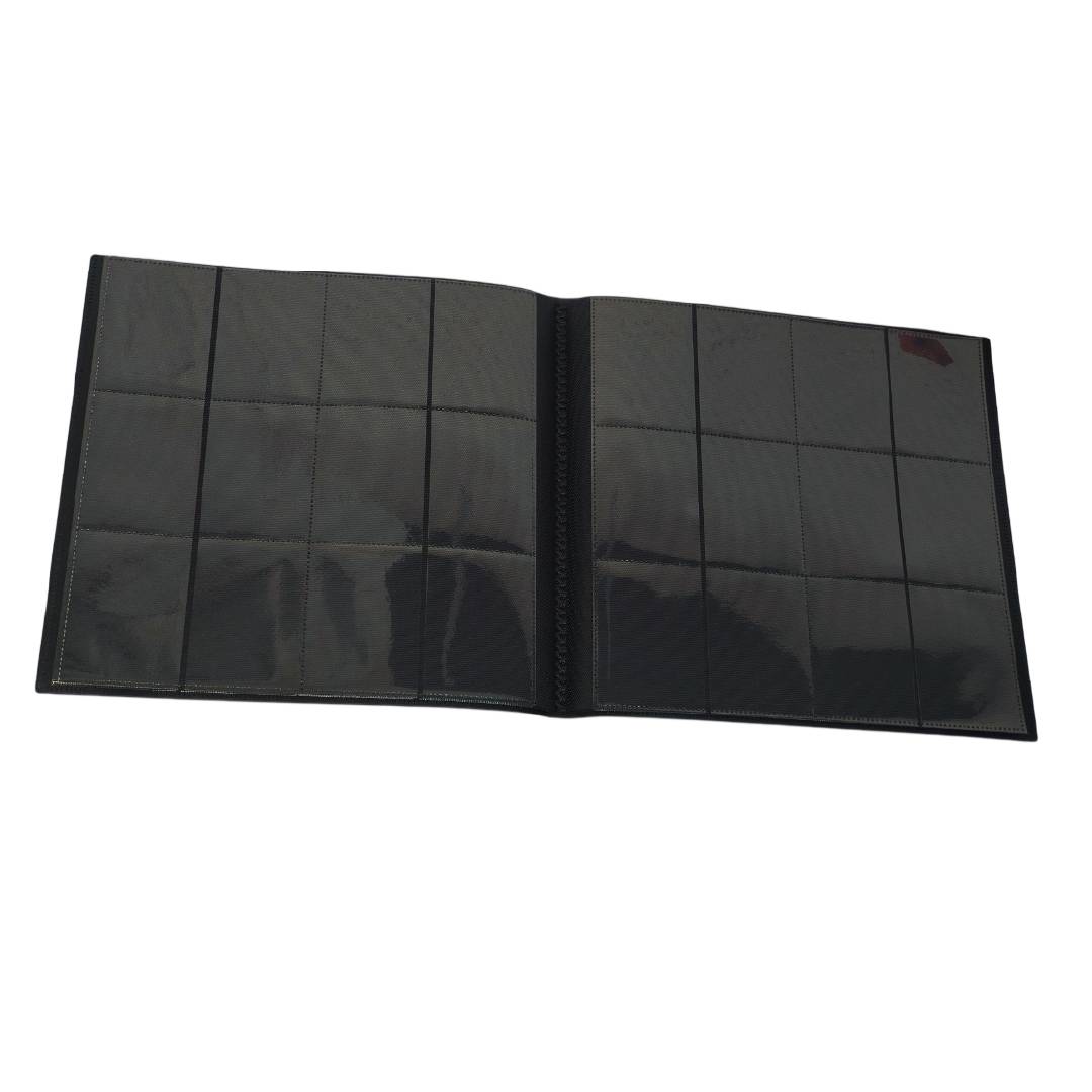 Pack X2 Carpetas TCG Titan Pro Negra 12 Bolsillos Tapa Dura - Imagen 3