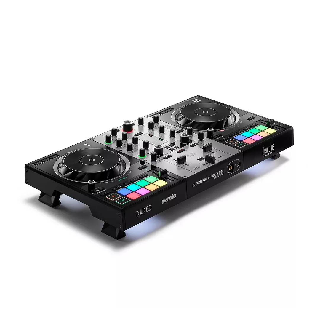 Controladora DJ Hercules DJControl Inpulse 500 Silver Edition - Imagen 2