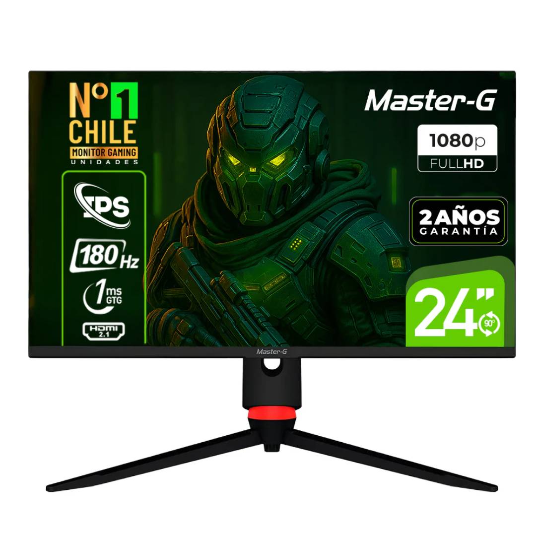 Monitor Gamer Master-G MGMG2440, 24" FHD IPS, 180Hz, 1ms