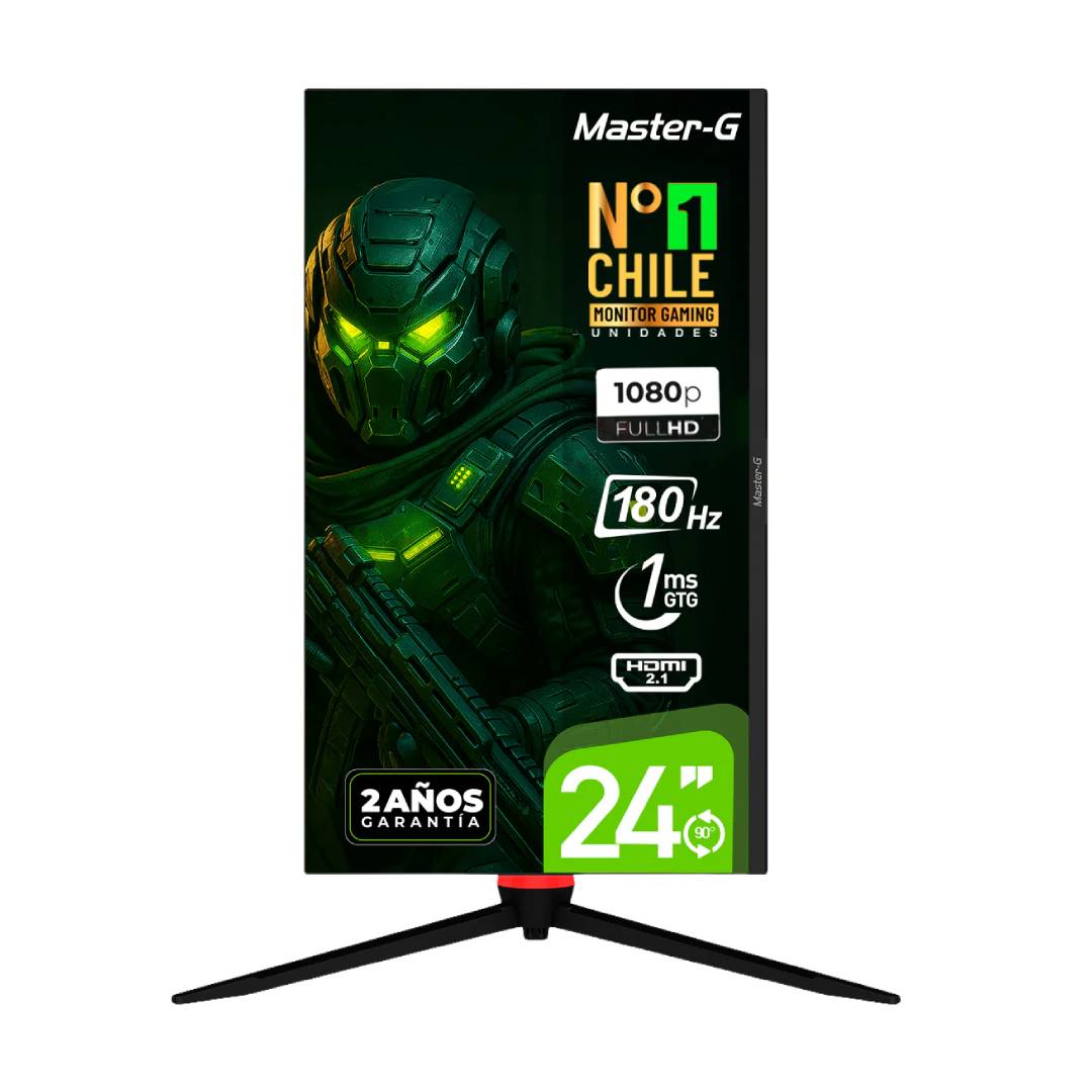 Monitor Gamer Master-G MGMG2440, 24" FHD IPS, 180Hz, 1ms - Imagen 2