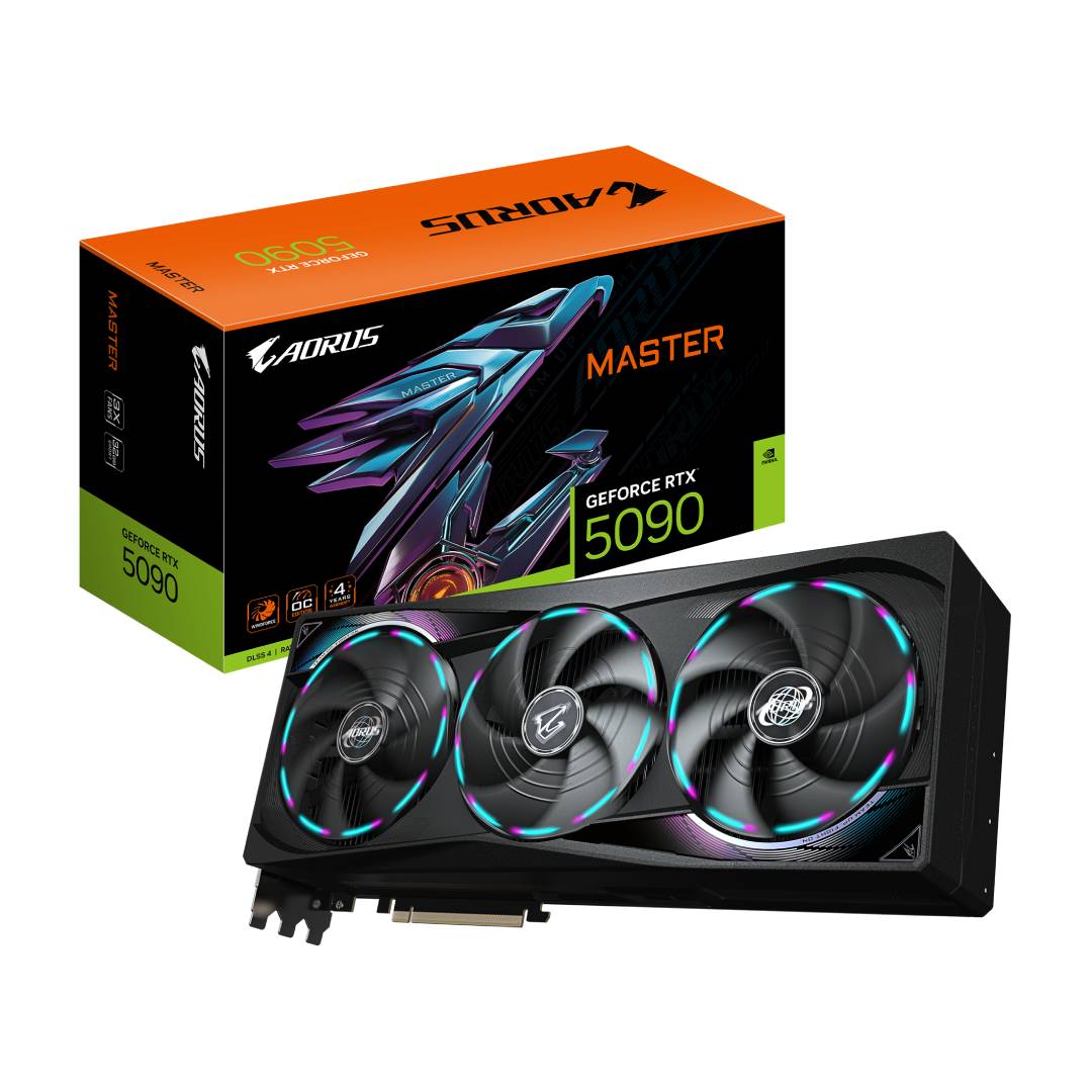 Tarjeta de Video Gigabyte AORUS GeForce RTX 5090 MASTER 32GB