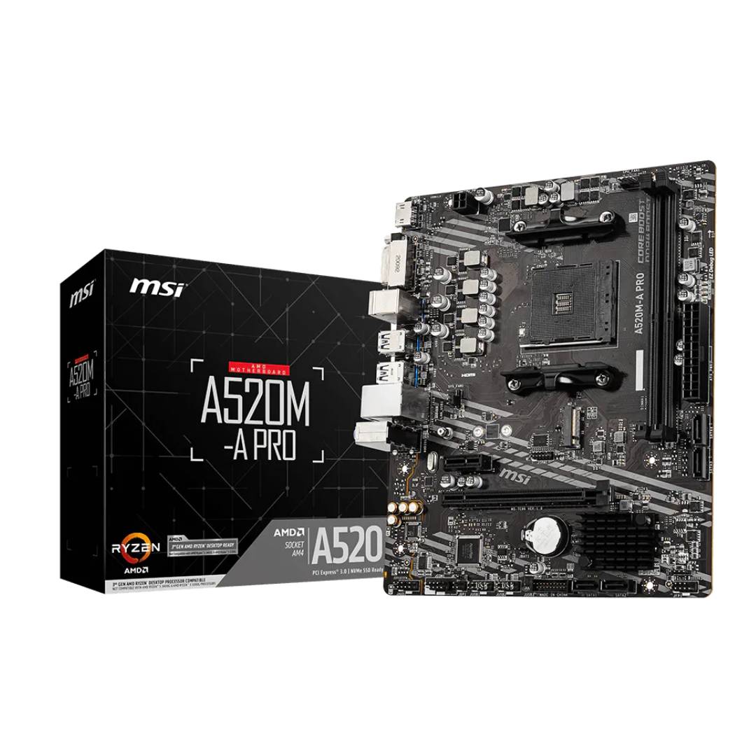 A520m Am4 Ddr4 Madre Msi Placa Pro Socket