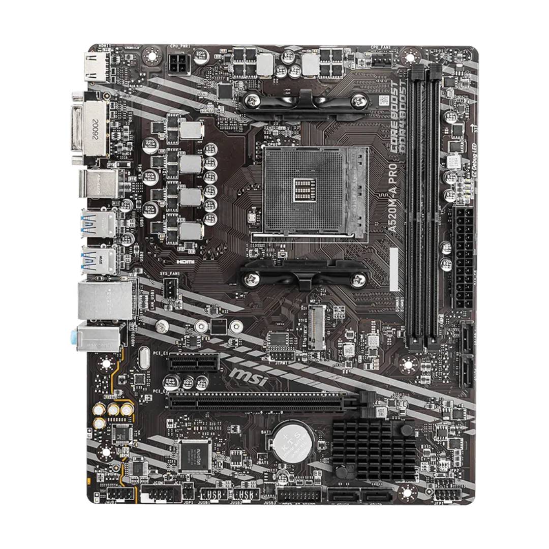 Placa Madre MSI A520M-A PRO Socket AM4 DDR4 - Imagen 2