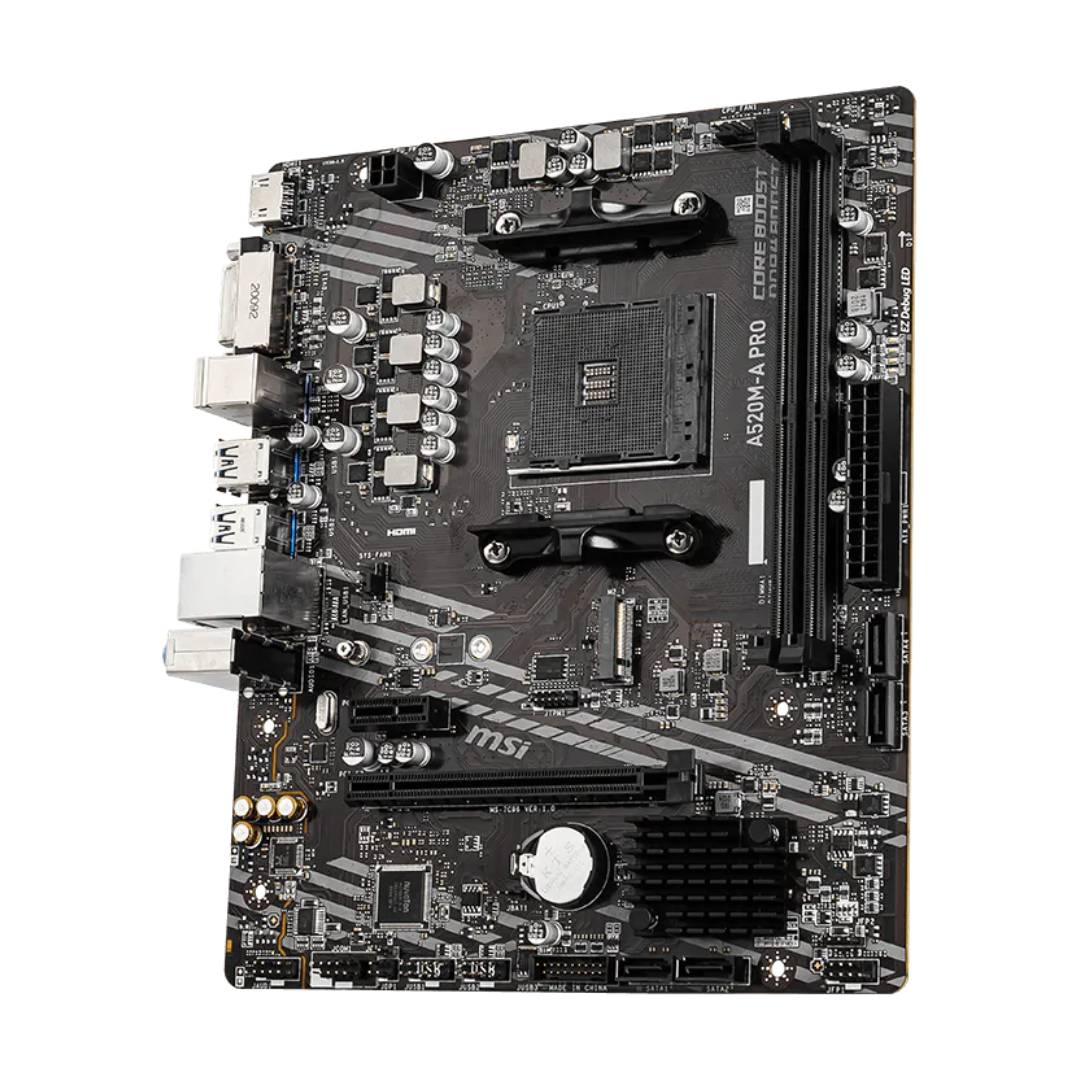 Placa Madre MSI A520M-A PRO Socket AM4 DDR4 - Imagen 3