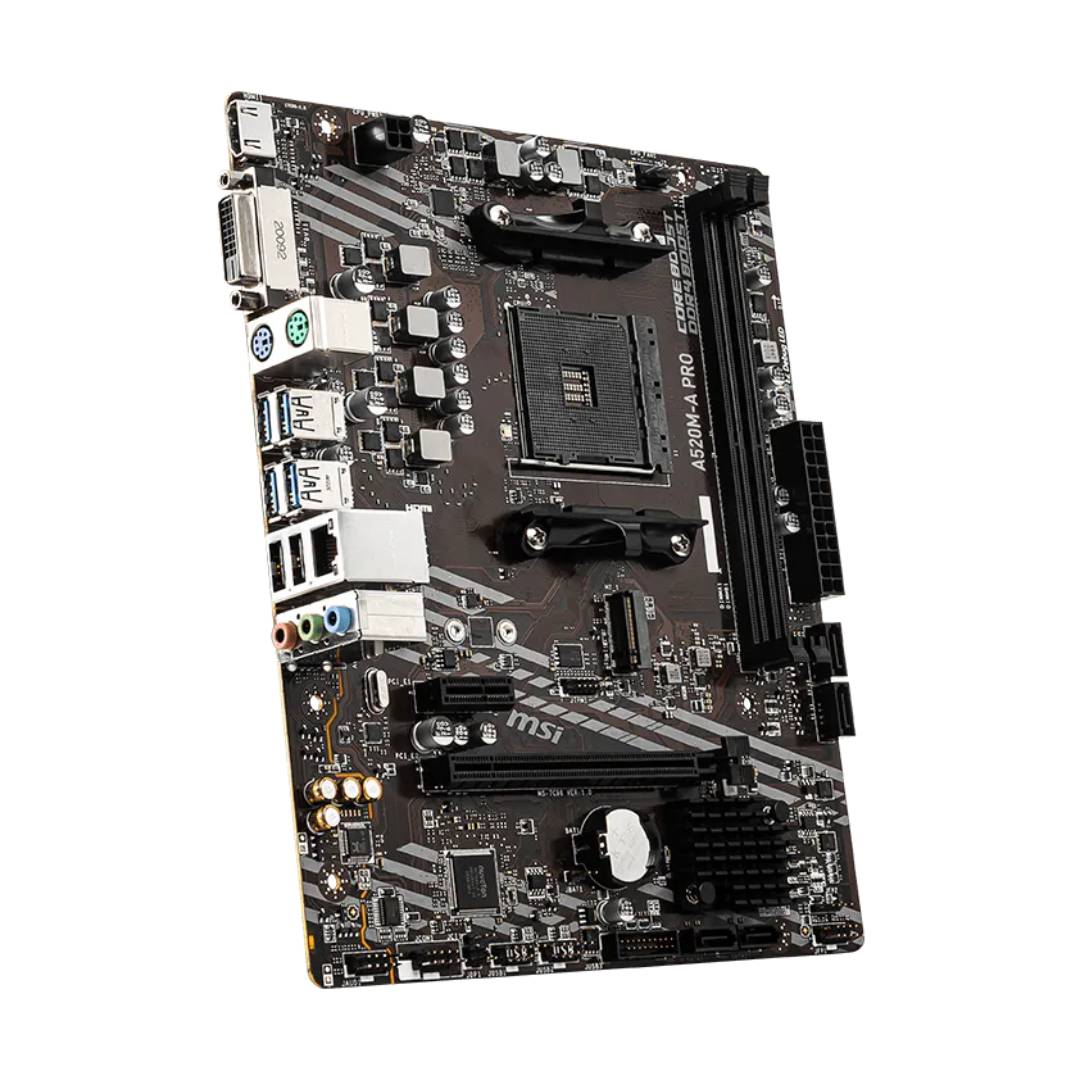 Placa Madre MSI A520M-A PRO Socket AM4 DDR4 - Imagen 4