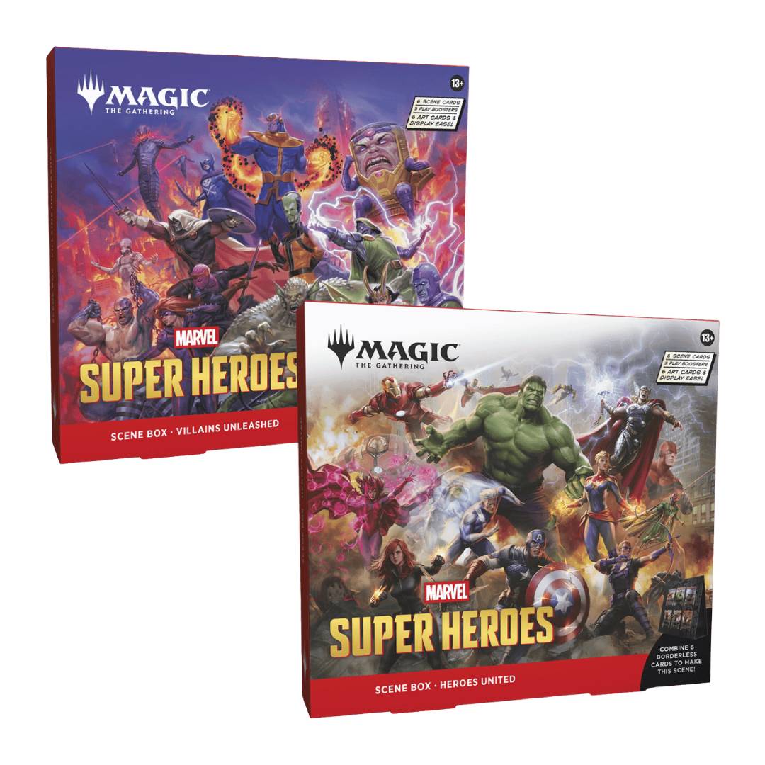 Magic The Gathering Marvel Super Heroes Scene Box