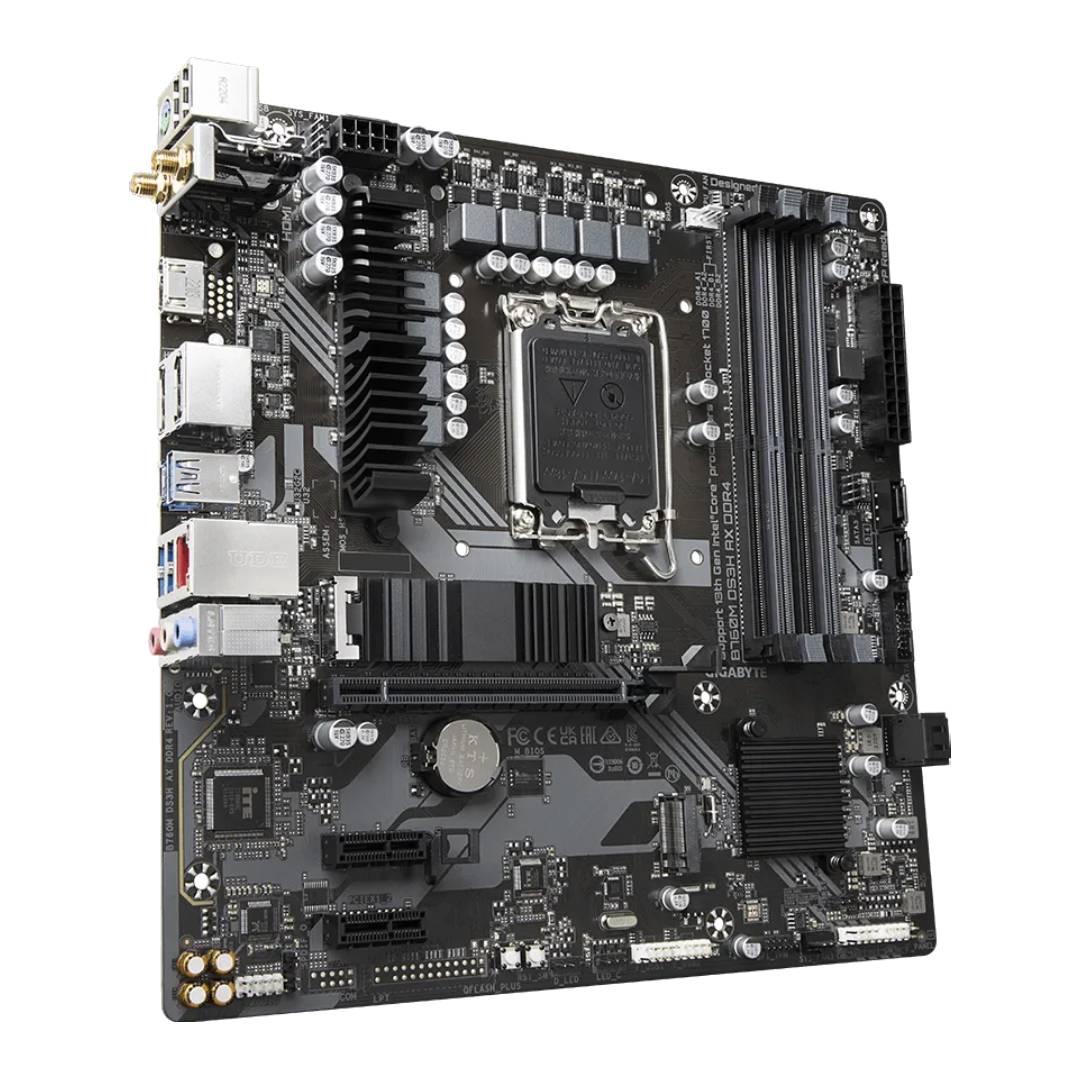 Placa Madre Gigabyte B760M DS3H AX DDR4, Micro ATX, LGA1700 - Imagen 3