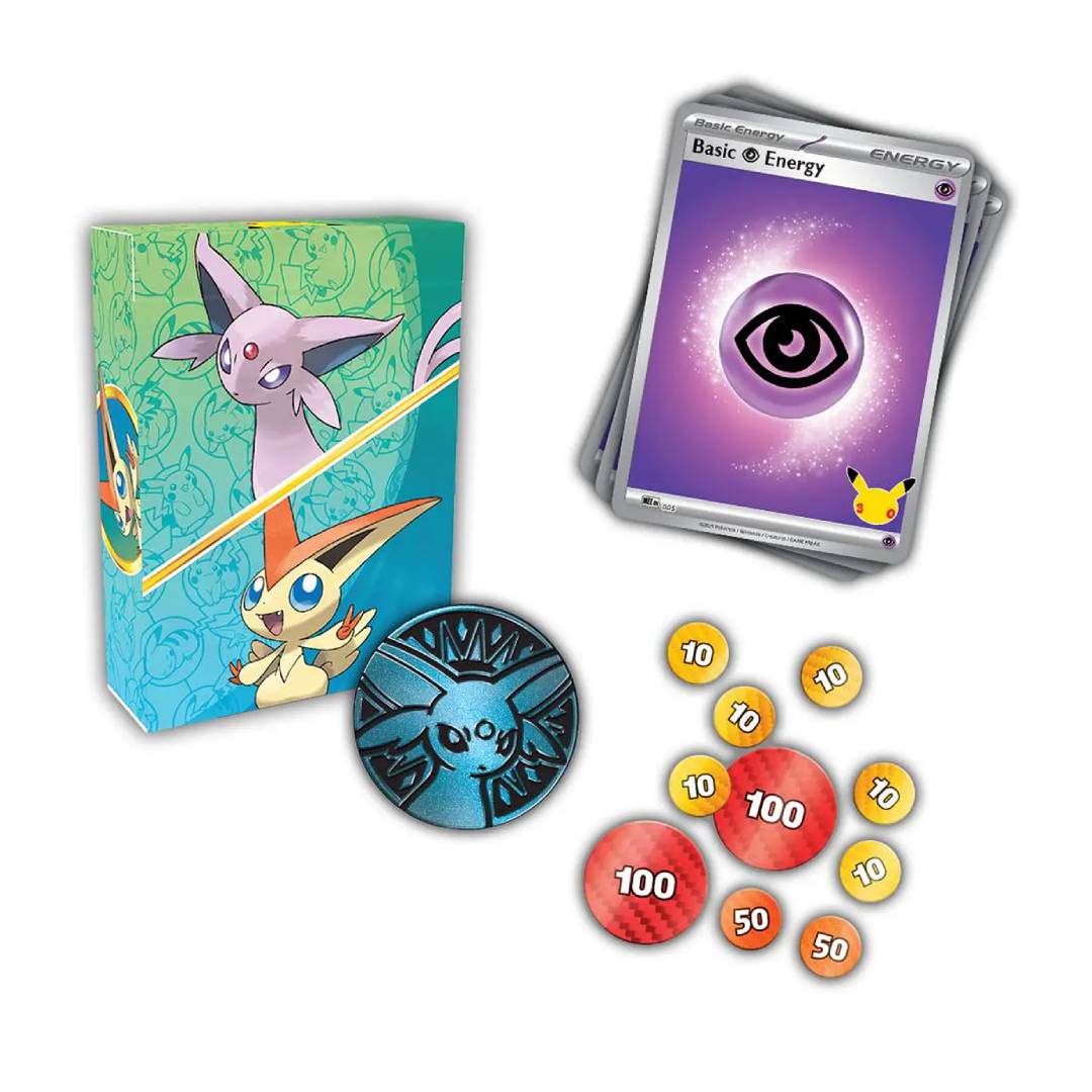 (PREVENTA) Pokémon TCG: 30th Celebration Battle Deck Espeon ex ESPAÑOL - Imagen 2