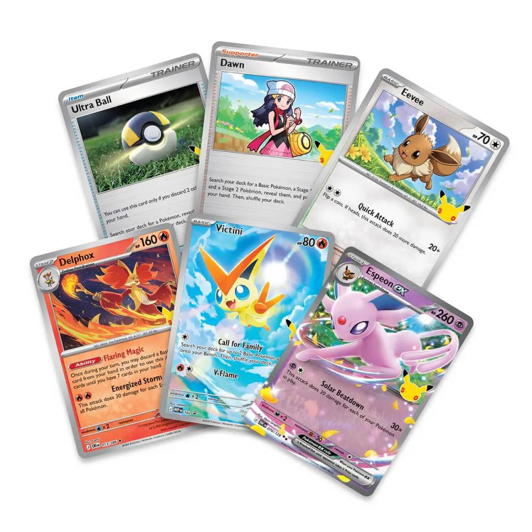 (PREVENTA) Pokémon TCG: 30th Celebration Battle Deck Espeon ex ESPAÑOL - Imagen 3