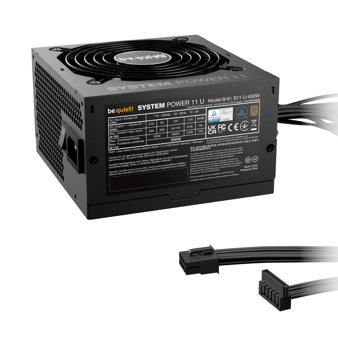Fuente de Poder be quiet! SYSTEM POWER 11 U 750W 80+ Bronze - Imagen 2