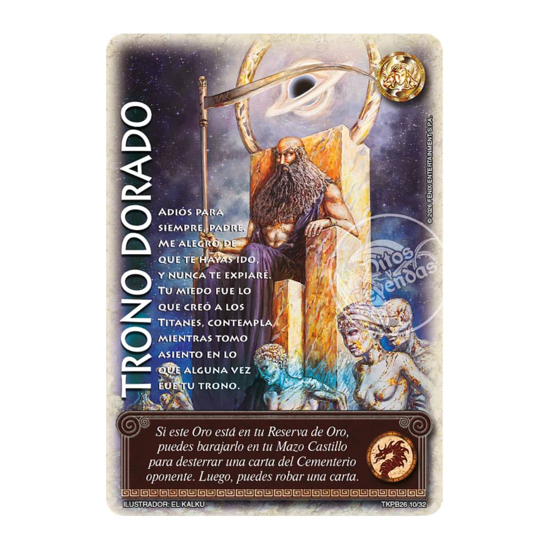 Carta Promocional Trono Dorado Primer Bloque MYL