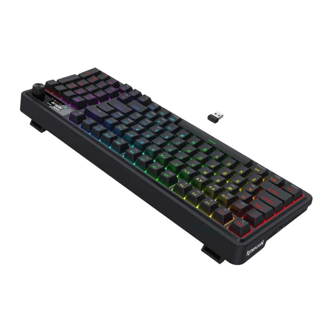 Teclado Redragon Eisa LCD PRO K719RGB-PRO SP (Yolk Switches) - Imagen 3