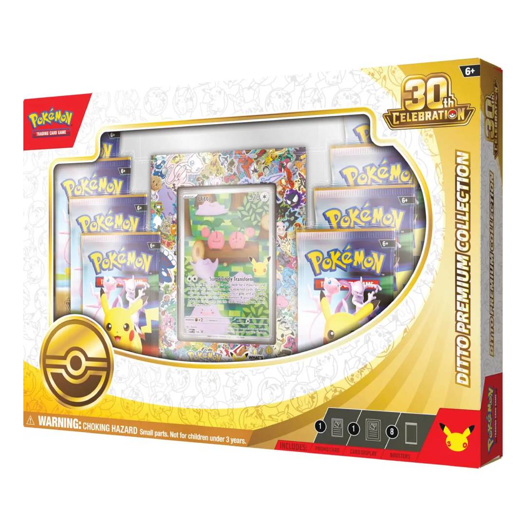(PREVENTA) Pokémon: 30th Celebration Ditto Premium Collection ESPAÑOL - Imagen 2