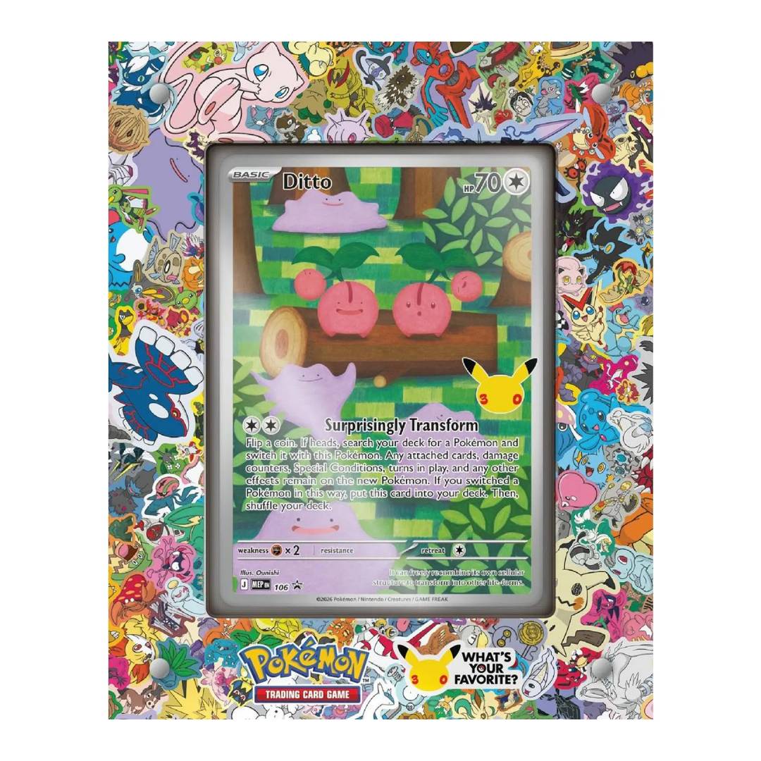 (PREVENTA) Pokémon: 30th Celebration Ditto Premium Collection ESPAÑOL - Imagen 4