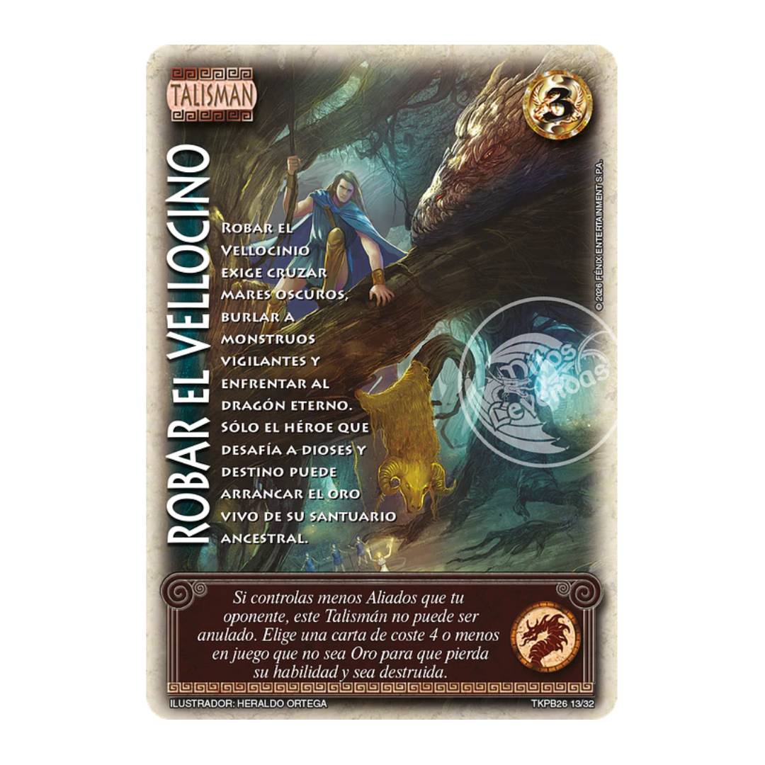 Carta Promocional Robar el Vellocino Primer Bloque MYL