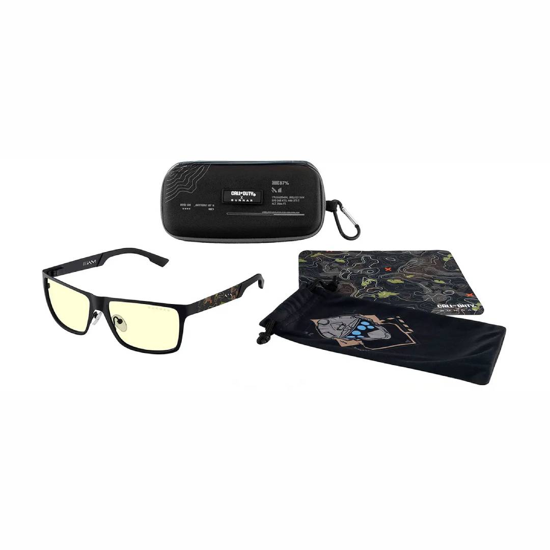 Lentes Gunnar Call of Duty UAV Onyx Topo Amber - Imagen 4