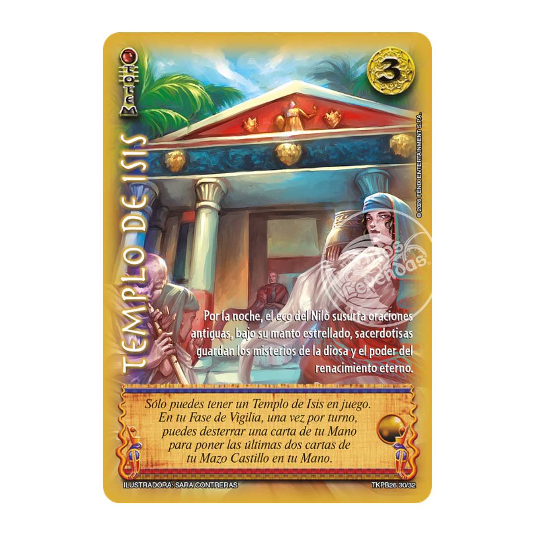 Carta Promocional Templo de Isis Primer Bloque MYL