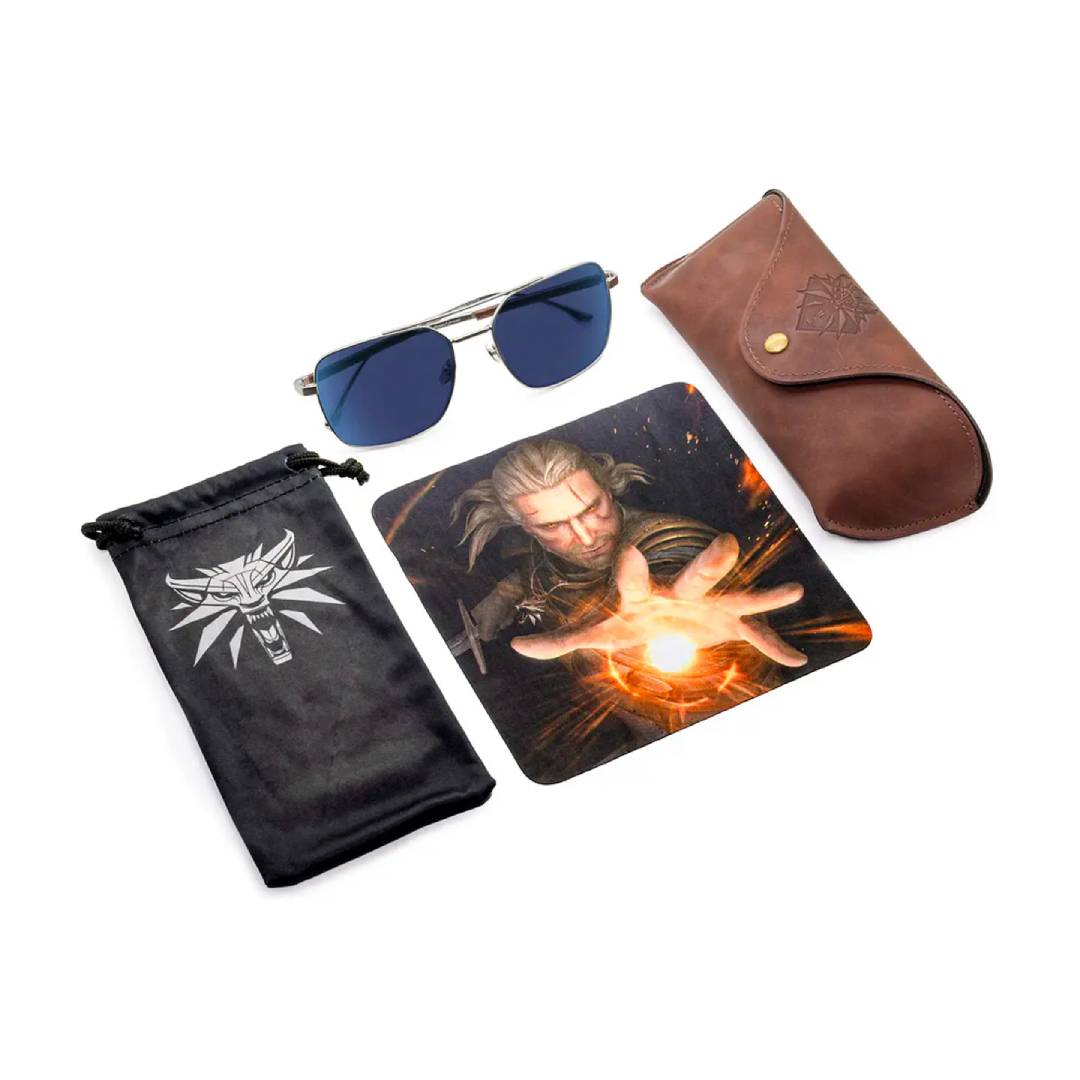 Lentes Gunnar The Witcher White Wolf Steel Umber Sun - Imagen 5