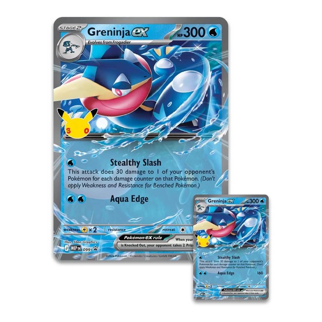 (PREVENTA) Pokémon TCG: 30th Celebration Greninja ex Box ESPAÑOL - Imagen 2
