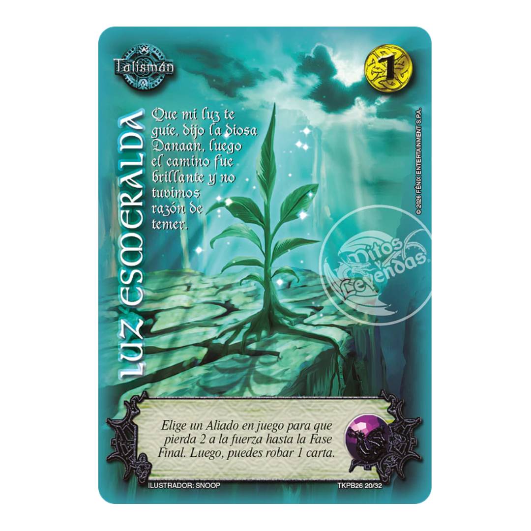 Carta Promocional Luz Esmeralda Primer Bloque MYL
