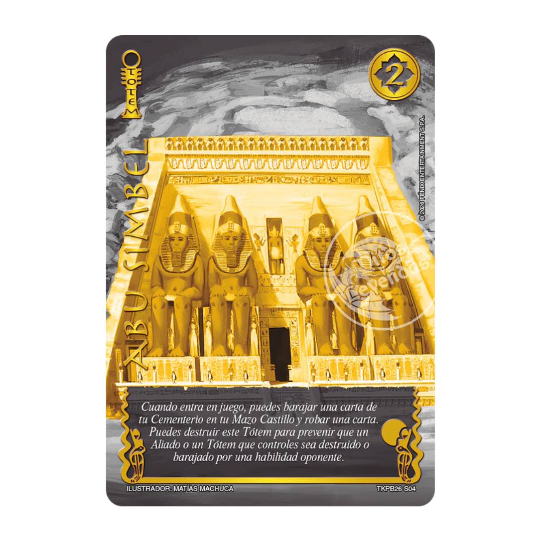 Carta Promocional Abu Simbel Secreto PB MYL