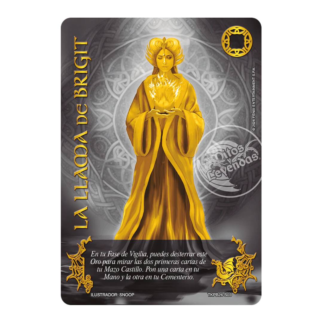 Carta Promocional La Llama de Brigit Secreta PB MYL