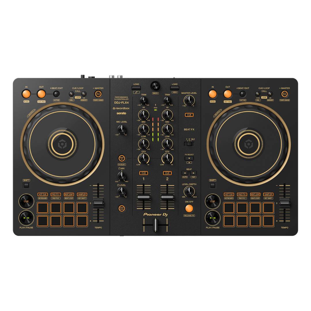 Controladora DJ Pioneer DDJ-FLX4-N - 2 Canales, Gold Edition