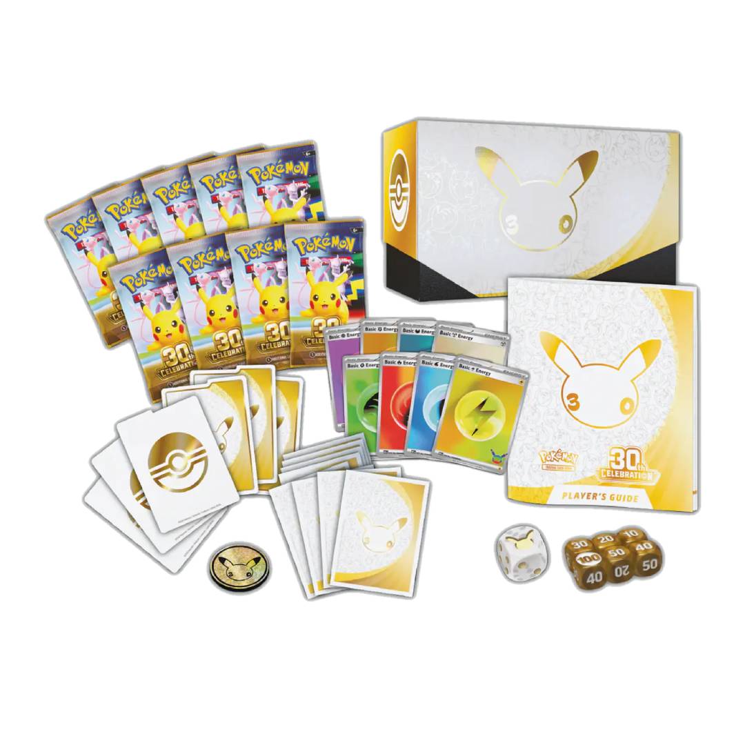 (PREVENTA) Pokémon TCG: 30th Celebration Elite Trainer Box INGLES - Imagen 3