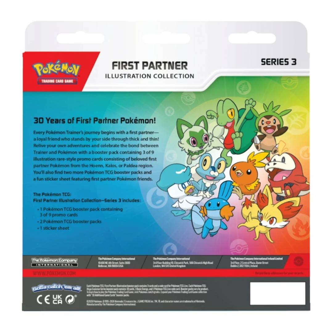 Pokemon TCG First Partner Illustration Collection 3 INGLES - Imagen 3