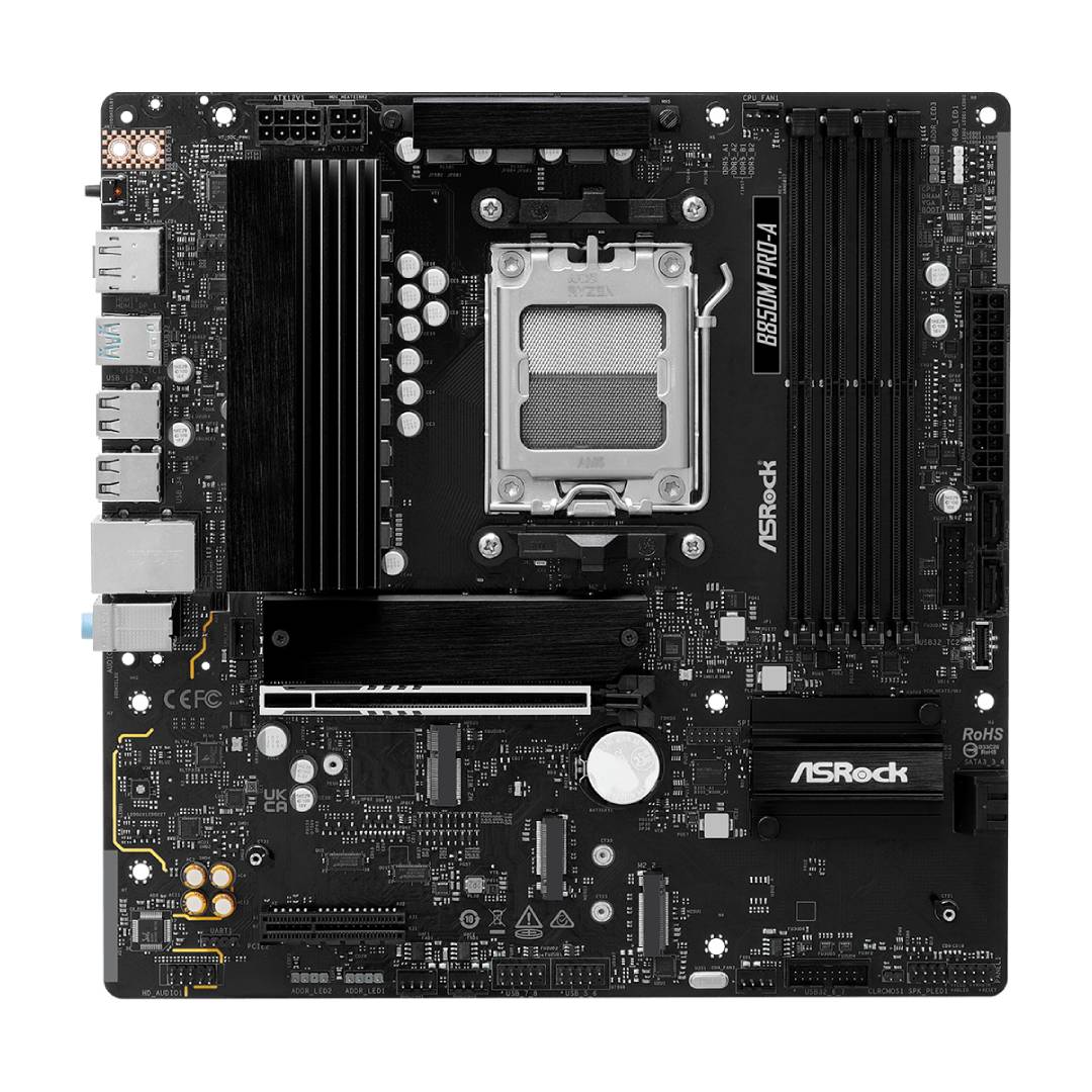 Placa Madre ASRock B850M PRO-A AM5 DDR5 Micro-ATX - Imagen 2