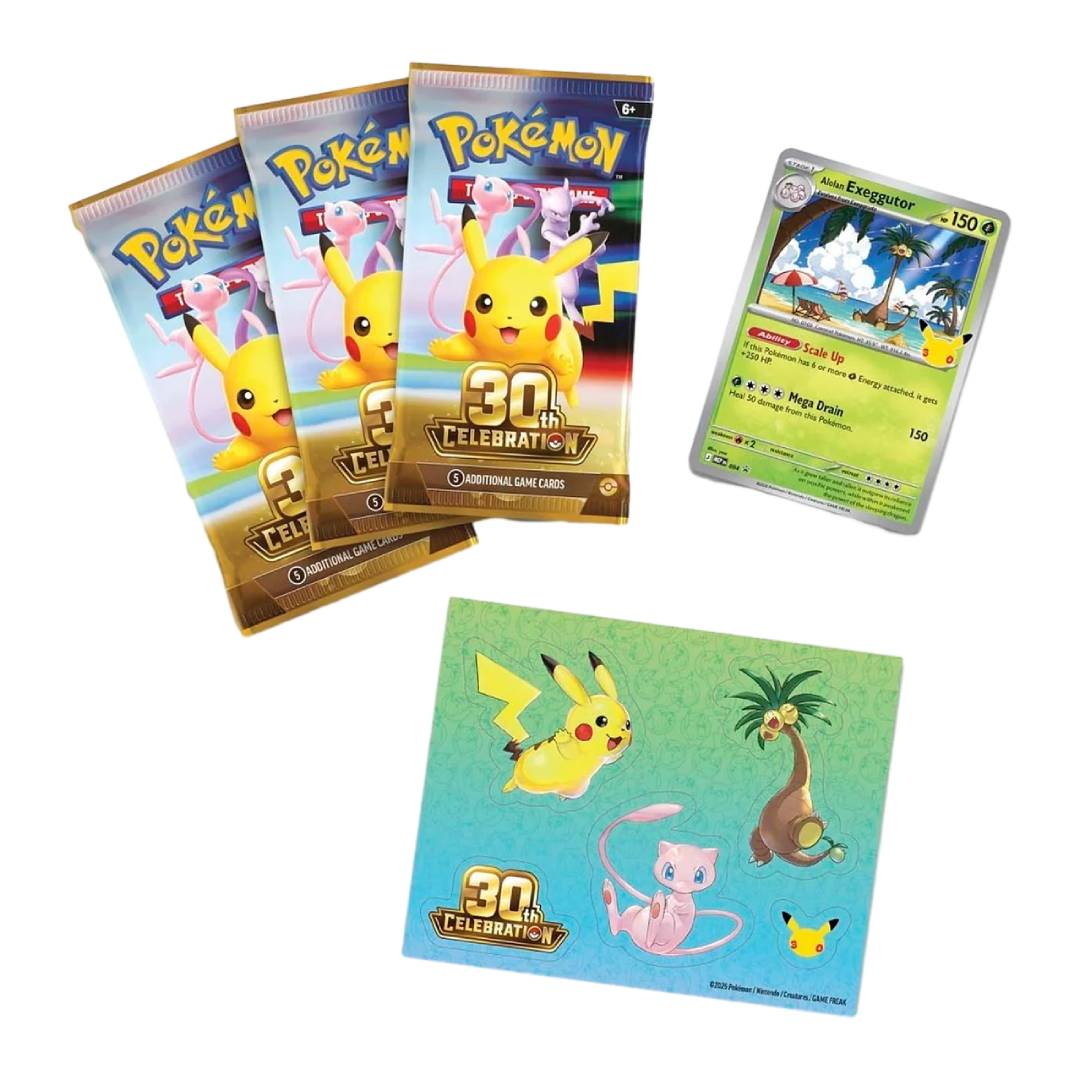 Pokémon TCG: 30th Celebration Tech Sticker Exeggutor ESPAÑOL - Imagen 3