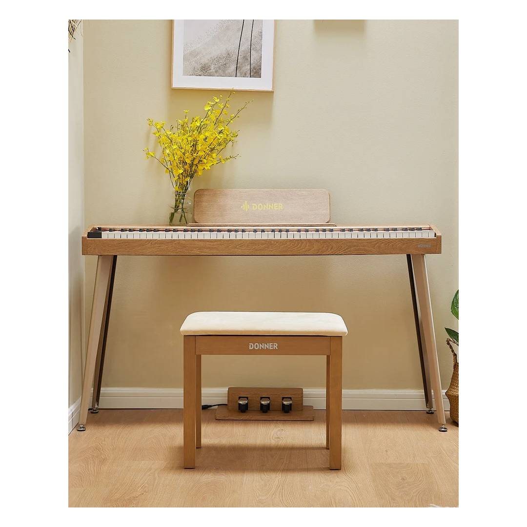 Piano Digital Donner DDP-60 88 Teclas Semi Pesadas Wood - Imagen 7