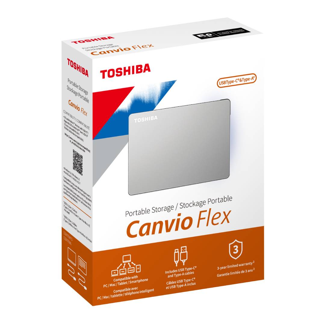 Disco Duro Externo Toshiba Canvio Flex 1TB, USB 3.0 - Imagen 3