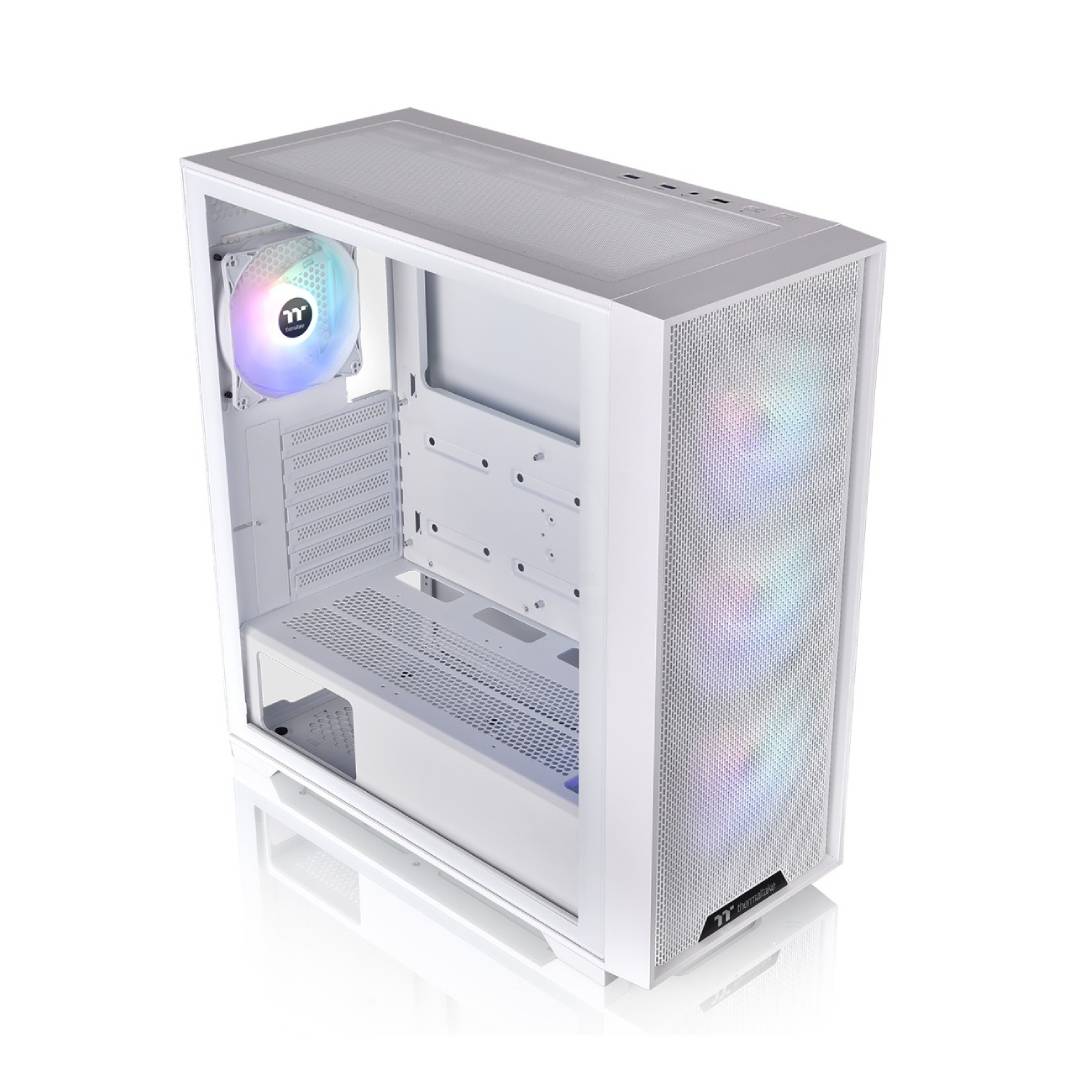 Gabinete + Fuente Thermaltake H390 TG ARGB C+P (750W) Snow - Imagen 3