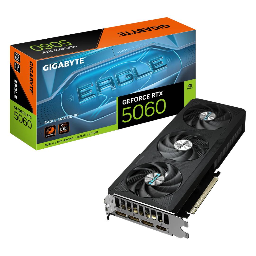 Tarjeta de Video Gigabyte RTX 5060 Eagle Max OC 8GB