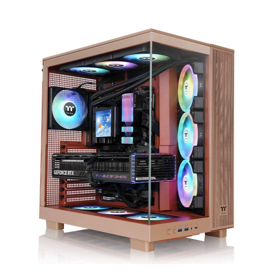 Gabinete Thermaltake View 380 XL TG ARGB Mid Tower ATX Sand
